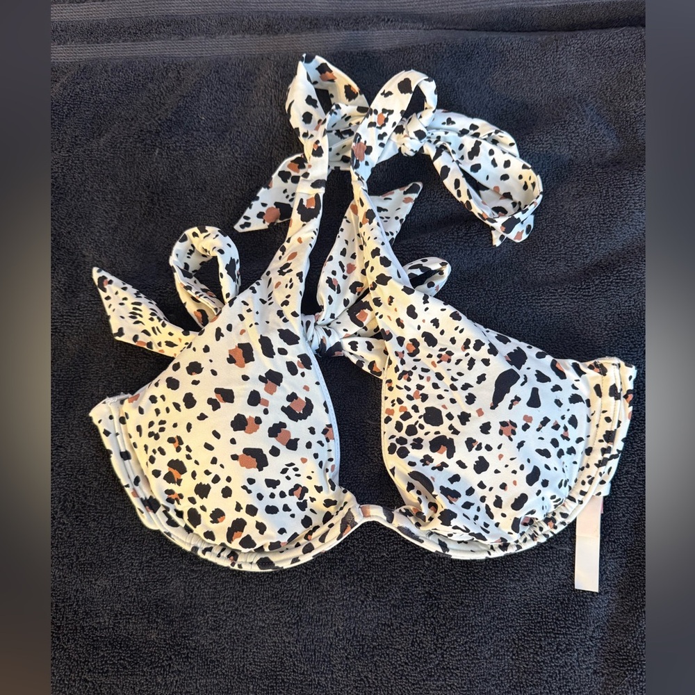 Victoria's Secret Animal Print Bikini Top